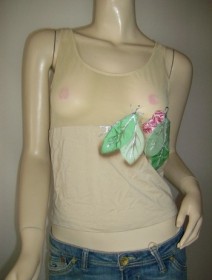 MISS SIXTY Top, beige, Gr��e S,M,L  j2924 Detail 01