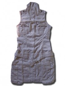 DEPT. Sommer Kleid  wei� Detail 01