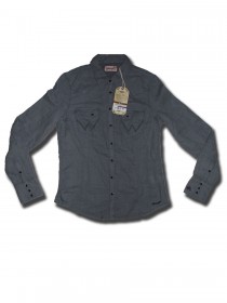 Wrangler Bluse  Sam  grau