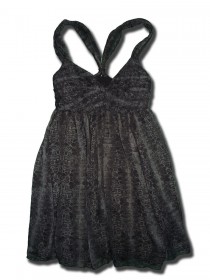Only Kleid  Sussanne   black w.floor