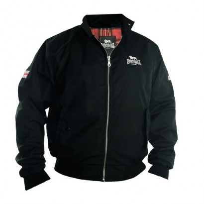 Lonsdale London Slim Fit Jacket Harrington Logoprint